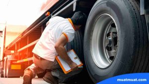 Ukuran Ban Truk dan Kode di Dinding Ban