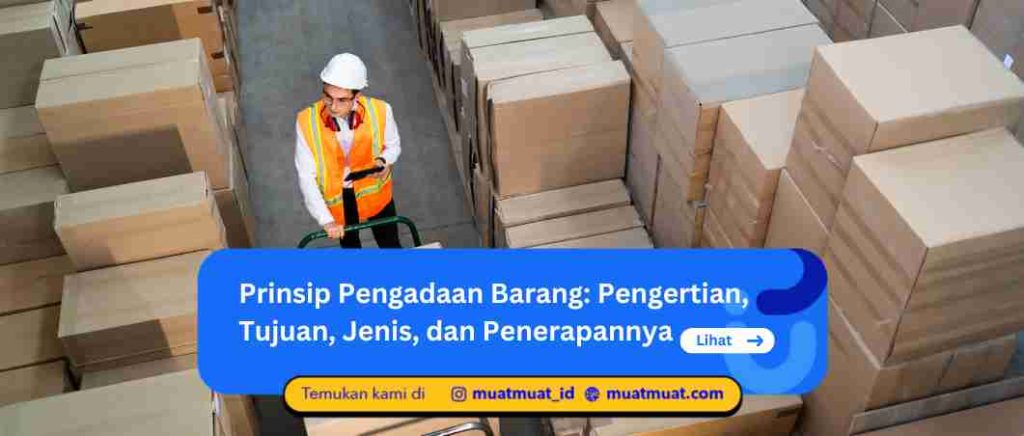 Prinsip Pengadaan Barang